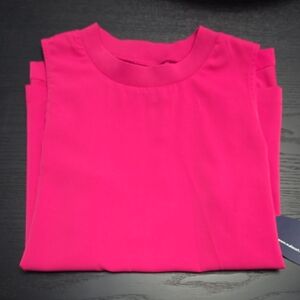 SCOOP Bright Hot Pink Blouse XS, NWT